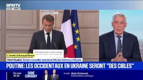 Ukraine/Macron: "J'ai l'impression d'avoir en face de moi un président qui veut la guerre", déclare Henri Guaino, ancien conseiller spécial de Nicolas Sarkozy 