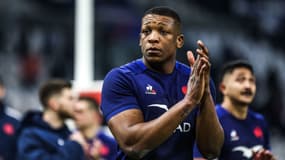 Cameron Woki après le premier match du XV de France au VI Nations, 2 février 2024