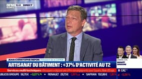 Jean-Christophe Repon (CAPEB) : +37% d'activité au T2 pour l'artisanat du bâtiment - 07/09