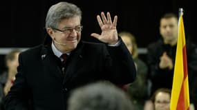 Jean-Luc Mélenchon en Espagne le 15 décembre 2017. 