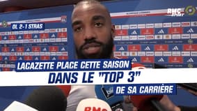 OL 2-1 Strasbourg : Lacazette place cette saison dans le "Top 3" de sa carrière