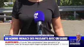 Un homme menace des passants avec un sabre: "Les gens n'avaient pas l'air d'avoir peur", estime ce témoin