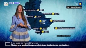 Météo à Lyon: des conditions estivales toute la journée et jusqu'à 30°C l'après-midi