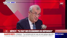 François Villeroy de Galhau (gouverneur de la Banque de France): "Exclure complétement les hausses d'impôts, ce n'est pas sage, pas réaliste"