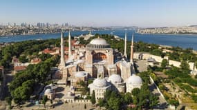 L'ex-basilique Sainte-Sophie à Istanbul, le 28 juin 2020
