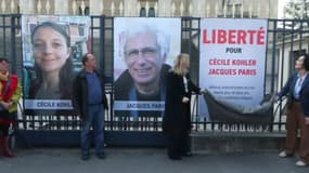 La présidente de l'Assemblée nationale, Yaël Braun-Pivet, lors du dévoilement des portraits de Jacques Paris et Cécile Kohler.