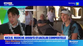 La belle histoire: il marche jusqu'à Saint-Jacques-de-Compostelle pour la lutte contre le cancer