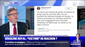 Jean-Luc Mélenchon: "Ségolène Royal annonce en août qu'elle peut être candidate, aujourd'hui elle a le parquet national financier sur le dos"