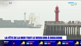 Boulogne-sur-Mer: la parade des voiliers de la Fête de la Mer s'est tenue ce samedi