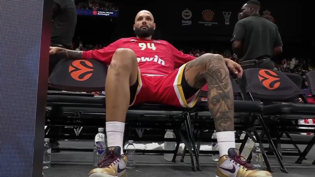 Evan Fournier, dans sa bulle, avant le 3e quart-temps...