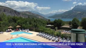 FOCUS : Le Belvédère, un restaurant avec vue panoramique sur le lac de Serre-Ponçon