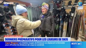 Puy-Saint-Vincent: derniers préparatifs pour les loueurs de skis