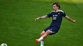Antoine Griezmann à l'entraînement de l'équipe de France, le 27 juin 2024.