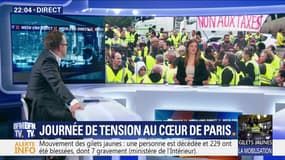 Mobilisation des "gilets jaunes": journée de tension au cœur de Paris