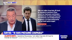 Julien Bayou accuse Sandrine Rousseau d'être "allée trop loin"