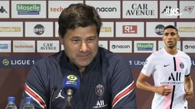 Metz - PSG : La belle anecdote de Pochettino sur Hakimi, pétri de "bonnes intentions"