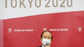 Le directeur général de Tokyo 2020, Toshiro Muto, lors d'une conférence de presse, le 16 août 2021 à Tokyo