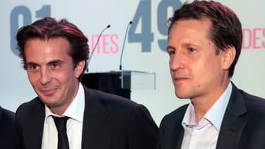 Yannick Bolloré et Rodolphe Belmer en 2012