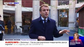 Emmanuel Macron: "Notre priorité, c'est de continuer à convaincre que la vaccination est la meilleure protection"