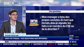 Votre manager a tenu des propos sexistes ? On vous dit quoi faire