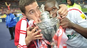 Eden Hazard après sa victoire en Coupe de France en 2011 avec le LOSC.