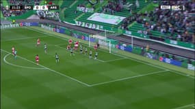 Sporting-Arsenal: le but de Saliba qui permet aux Gunners d’ouvrir le score
