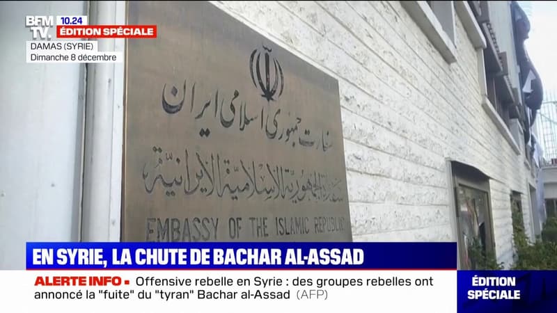 Offensive rebelle en Syrie: l'ambassade d'Iran à Damas saccagée