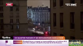 Un quartier parisien et ses restaurateurs dans le noir 
