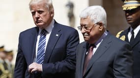 Donald Trump et Mahmoud Abbas, à Bethléem, en mai 2017.