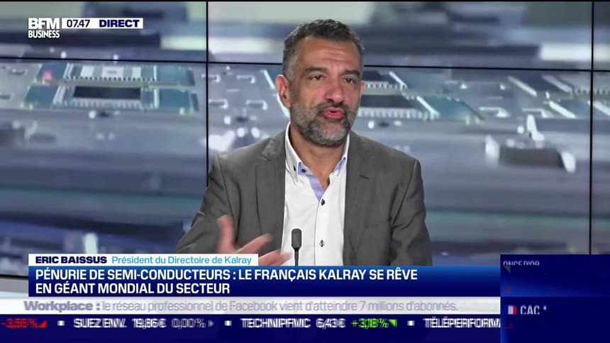 Eric Baissus President Du Directoire De Kalray On A Delaisse Depuis 10 15 Ans Des Pans Entiers De Fabrication Aujourd Hui On Est Incapable De Faire Un Processeur De Telephone En Europe