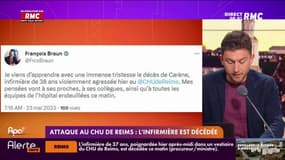 Mort d'une infirmière au CHU de Reims: "Un choc absolument terrible"