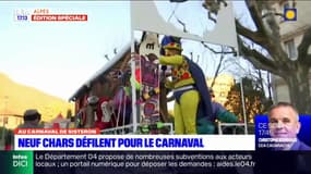 Le carnaval de Sisteron s'est élancé, avec le défilé des chars