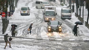 Les rues de Tokyo le 15 février 2014.