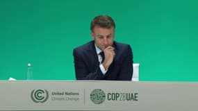 Emmanuel Macron sur le nucléaire: "Aucune stratégie crédible ne permet de sortir du charbon et des fossiles en reposant uniquement sur le renouvelable"