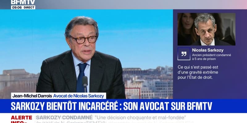 "Je n'en reviens toujours pas": Jean-Michel Darrois, avocat de Nicolas Sarkozy, s'exprime après la condamnation de l'ex-président