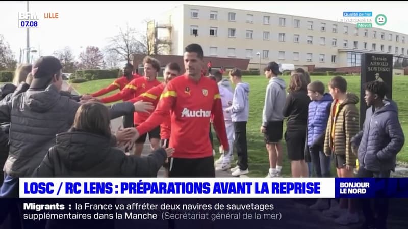 Ligue 1: l'heure de la préparation avant la reprise pour le LOSC et le RC Lens