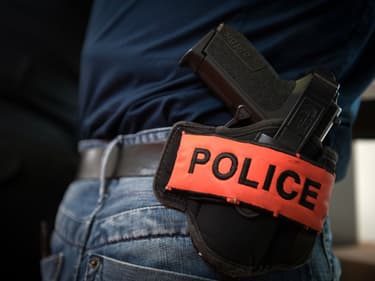L'arme d'un policier (Photo d'illustration)