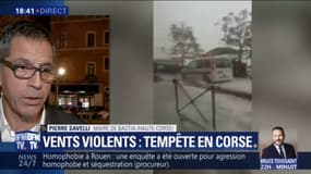 Tempête en Corse: "Toute la partie littorale de la ville" de Bastia est interdite à la circulation, rappelle le maire