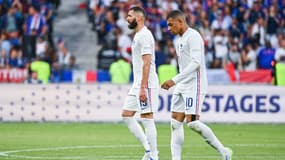 Kylian Mbappé et Karim Benzema