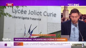 Information RMC: 4 plaintes des lycéens à Nanterre