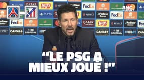 PSG 1-2 Atlético : "Ils ont un futur incroyable", les encouragements de Simeone aux jeunes parisiens