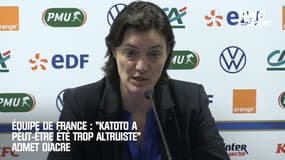 Équipe de France : "Katoto a peut-être été un trop altruiste" admet Corinne Diacre