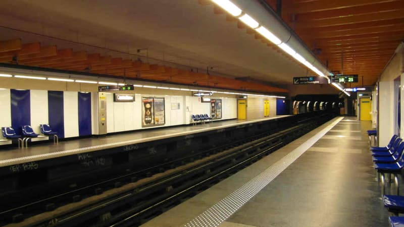 La station de métro Castellane, à Marseille, en 2012.