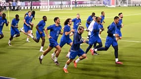 Les Bleus à l'entraînement le 16 décembre 2022