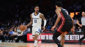 Ja Morant lors de la victoire de Memphis à Miami (108-110), le 3 avril 2025