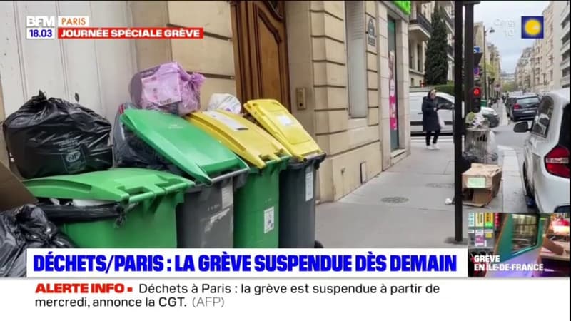 Déchets à Paris: la grève suspendue dès ce mercredi