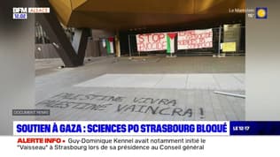 Strasbourg: le campus de Sciences Po bloqué par des étudiants pro-Palestine ce mardi