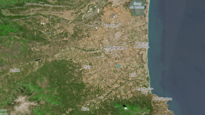 Les Pyrénées-Orientales vues du ciel le 2 mai 2023