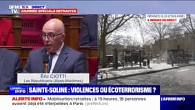 Éric Ciotti à propos des policiers et gendarmes: "Nous leur devons une reconnaissance, un hommage républicain" 