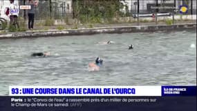 Seine-Saint-Denis: une course dans le canal de l'Ourcq